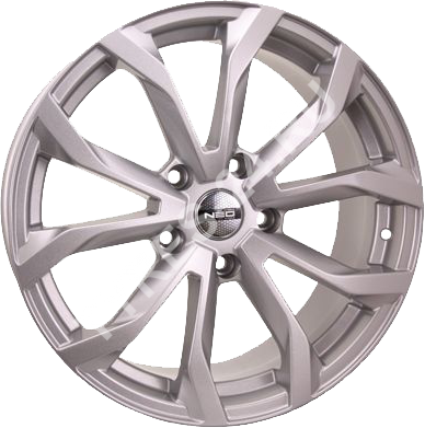 ДискNEO7287.5JxR17 PCD5x114.3 ET45 DIA67.1,серебристый