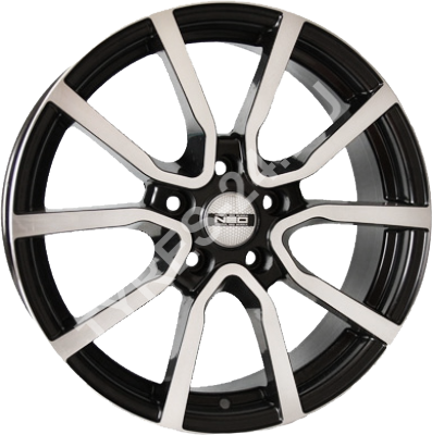 ДискNEO7297JxR17 PCD5x112 ET43 DIA66.6,чёрный