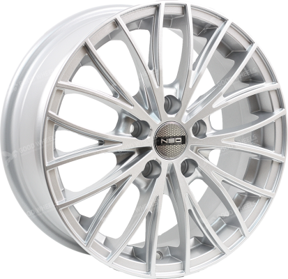 ДискNEO7407JxR17 PCD5x114.3 ET40 DIA66.1,серебристый