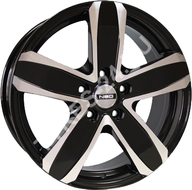 ДискNEO7466.5JxR17 PCD5x114.3 ET45 DIA66.1,чёрный