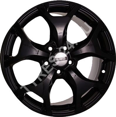 ДискNEO7537JxR17 PCD5x108 ET48 DIA63.4,чёрный