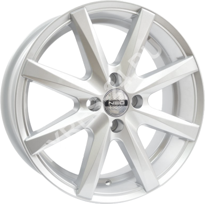 ДискNEOV066.5JxR16 PCD4x108 ET40 DIA63.4,серебристый