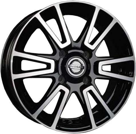 ДискNissanNi70H5.5JxR15 PCD4x100 ET45 DIA60.1,чёрный