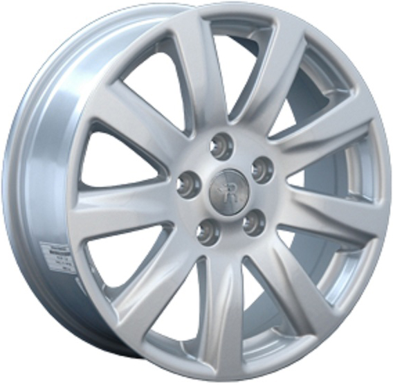 ДискNissanNS187JxR17 PCD5x114.3 ET45 DIA66.1,серебристый