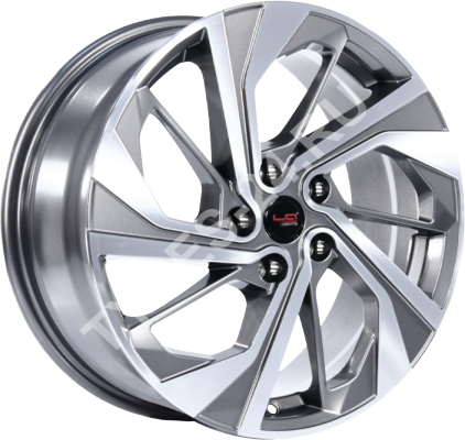 ДискNissanNS549 Concept7JxR18 PCD5x114.3 ET40 DIA66.1,серый