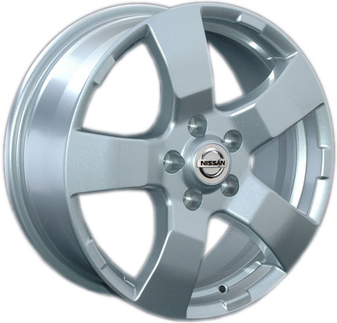 Диск Nissan NS66 7JxR17 PCD5x114.3 ET45 DIA66.1, серебристый