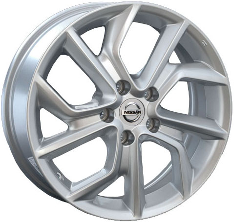 ДискNissanNS736JxR17 PCD5x114.3 ET45 DIA66,серебристый