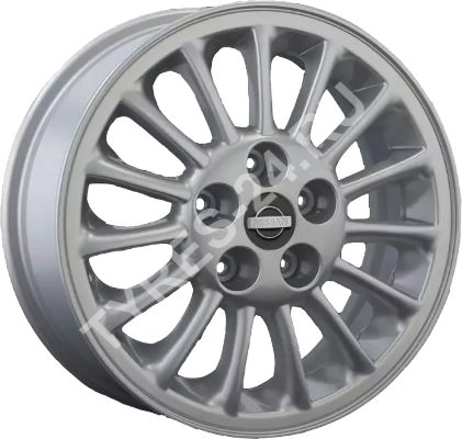 ДискNissanNS76.5JxR16 PCD5x114.3 ET42 DIA66.1,серебристый