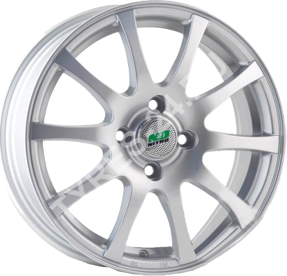 ДискNitroY31766JxR15 PCD5x112 ET47 DIA57.1,серебристый