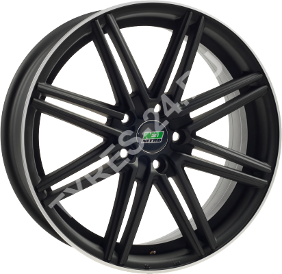 ДискNitroY31797JxR17 PCD5x105 ET42 DIA56.6,чёрный