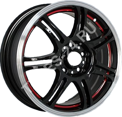 ДискNitroY46015.5JxR15 PCD4x100 ET51 DIA54.1,чёрный