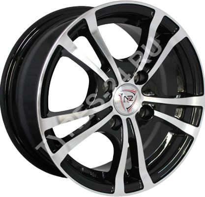 ДискNZ11446JxR14 PCD4x98 ET38 DIA58.6,чёрный
