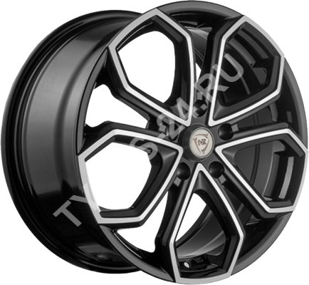ДискNZF-156.5JxR16 PCD4x100 ET48 DIA73.1,чёрный
