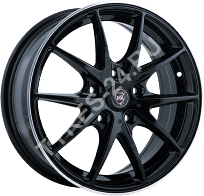 ДискNZF-346.5JxR16 PCD4x100 ET49 DIA54.1,чёрный