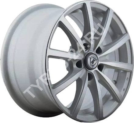 ДискNZF-506.5JxR16 PCD5x114.3 ET38 DIA67.1,серебристый