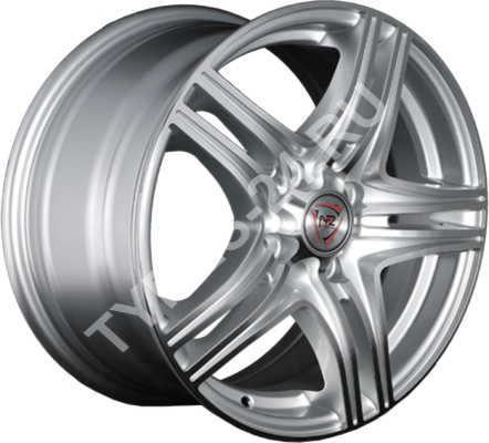 ДискNZF-66.5JxR16 PCD5x114.3 ET42.5 DIA67.1,серебристый