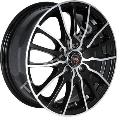 ДискNZF-196JxR15 PCD5x112 ET47 DIA57.1,чёрный