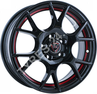 ДискNZF-426JxR15 PCD5x105 ET39 DIA56.6,чёрный