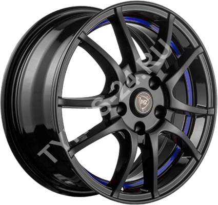 Диск NZ F-43 6JxR15 PCD5x108 ET52.5 DIA63.3, чёрный