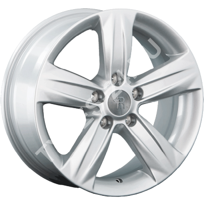 ДискOpelOPL117JxR17 PCD5x105 ET42 DIA56.6,серебристый
