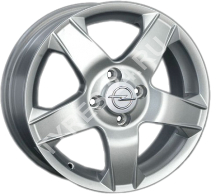 ДискOpelOPL406.5JxR16 PCD5x105 ET39 DIA56.6,серебристый