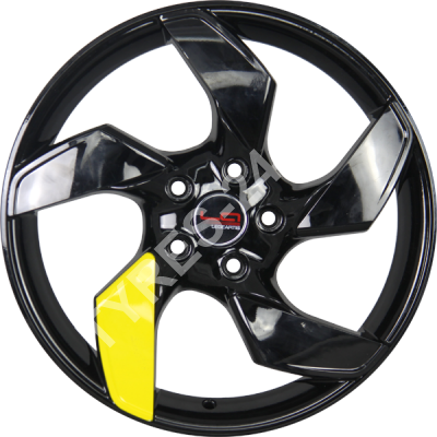 ДискOpelOPL534 Concept8JxR19 PCD5x105 ET46 DIA56.6,чёрный