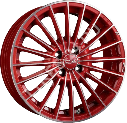 ДискOZ Racing35 Anniversary7JxR16 PCD4x100 ET37 DIA68,красный