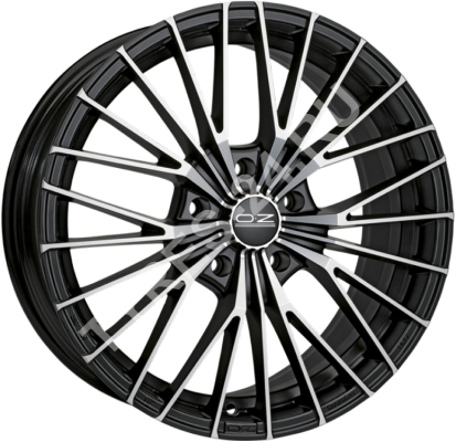 ДискOZ RacingEgo7JxR17 PCD4x108 ET25 DIA68,чёрный