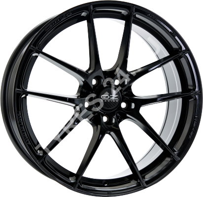 ДискOZ RacingLeggera HLT10JxR20 PCD5x130 ET45 DIA71.6,чёрный