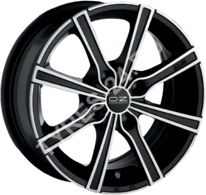 ДискOZ RacingLounge 107.5JxR17 PCD5x114.3 ET45 DIA75,чёрный