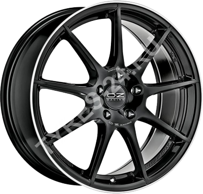 ДискOZ RacingVeloce GT7.5JxR17 PCD5x114.3 ET45 DIA75,чёрный