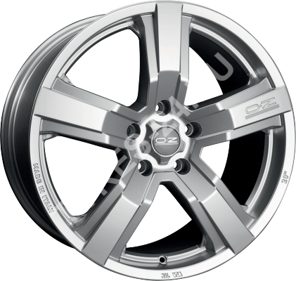 ДискOZ RacingVersilia8JxR19 PCD5x108 ET45 DIA75,серебристый