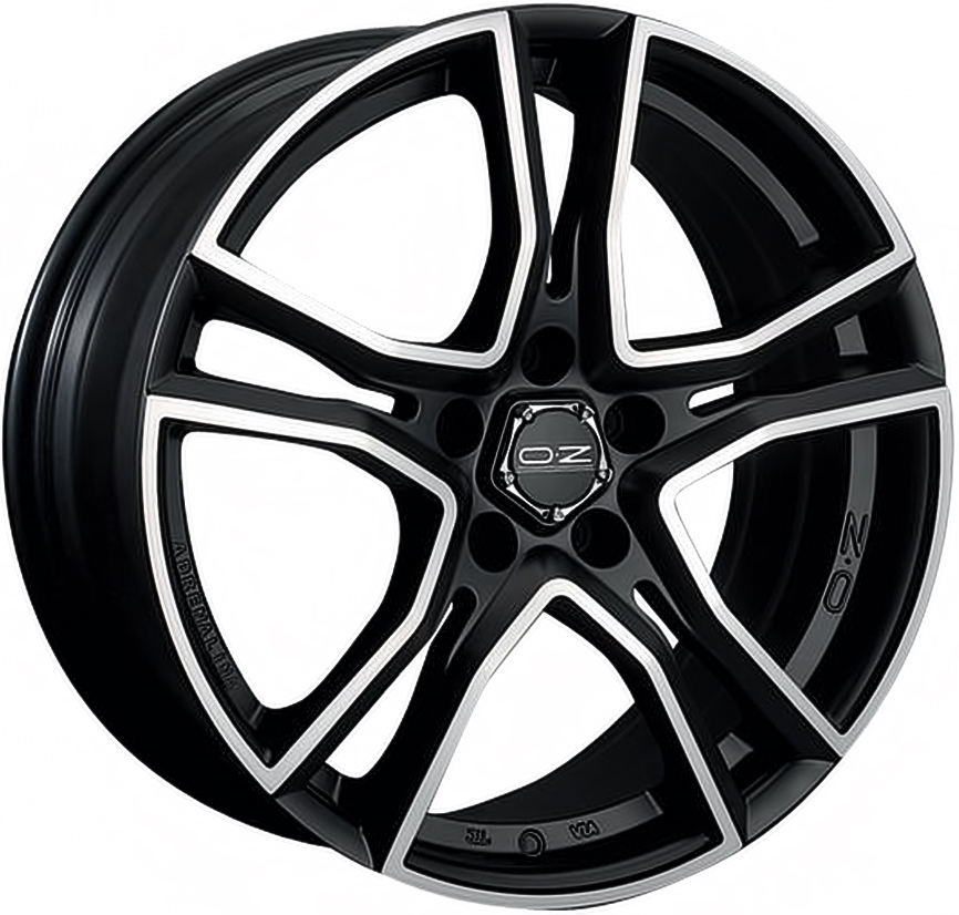 ДискOZ RacingAdrenalina7JxR17 PCD4x100 ET37 DIA68,чёрный