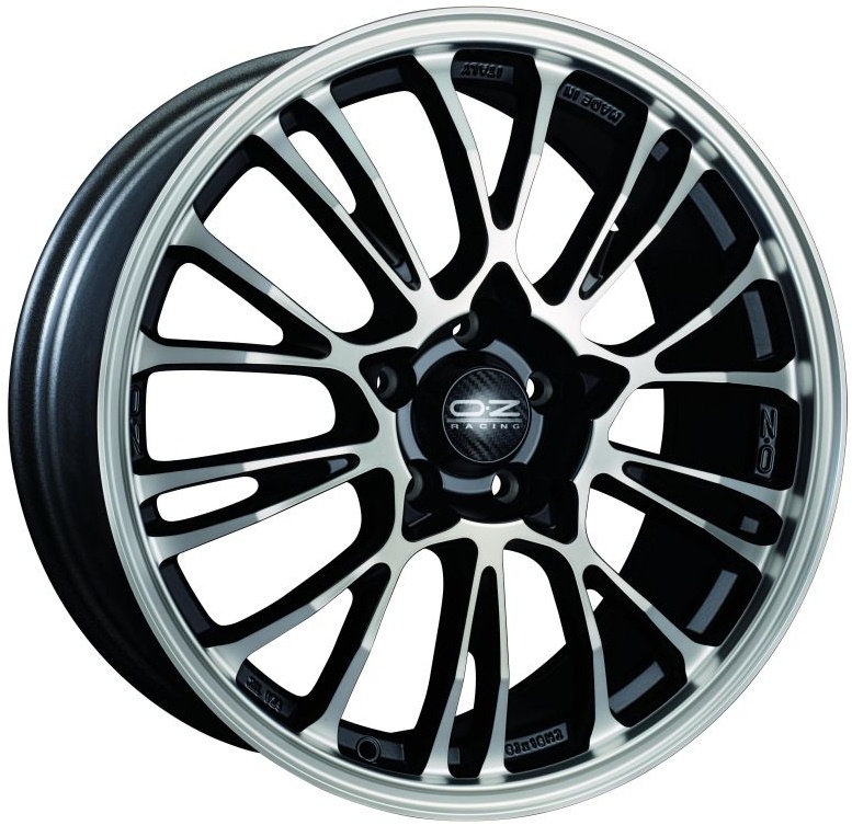 ДискOZ RacingBotticelli8JxR18 PCD5x114.3 ET48 DIA75,чёрный