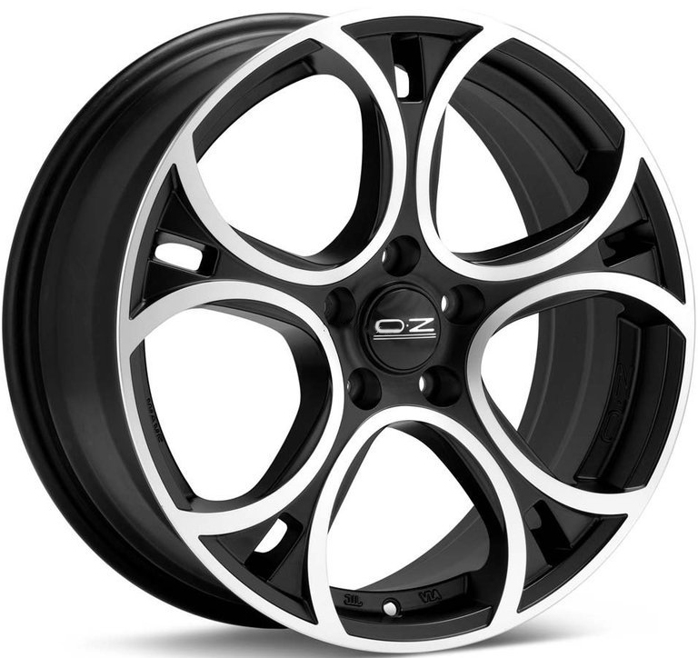 ДискOZ RacingWave8JxR18 PCD5x100 ET35 DIA68,чёрный