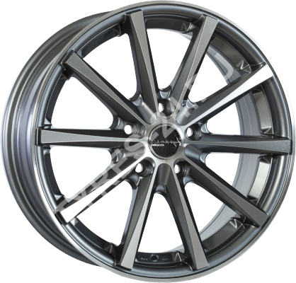 ДискPDWEclipse7JxR17 PCD4x100 ET40 DIA60.1,серый