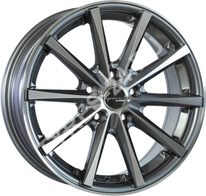 ДискPDWEclipse7.5JxR17 PCD5x114.3 ET40 DIA67.1,серый