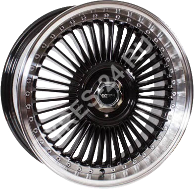 ДискPDWFerris7JxR17 PCD5x100 ET38 DIA67.1,чёрный