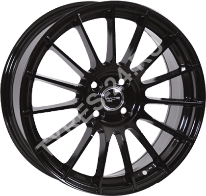 ДискPDWRace7JxR17 PCD5x108 ET45 DIA63.4,чёрный