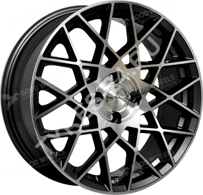 ДискPDWVelocity7JxR16 PCD5x100 ET38 DIA57.1,чёрный