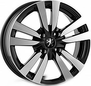 ДискPeugeotPe40H6JxR15 PCD4x108 ET27 DIA65.1,чёрный