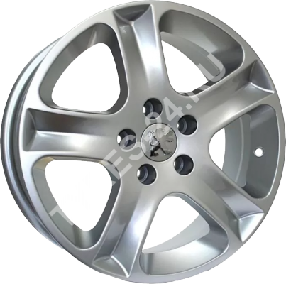 ДискPeugeotPG17JxR16 PCD4x108 ET25 DIA65.1,серебристый