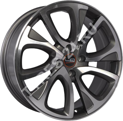 ДискPeugeotPG457JxR18 PCD5x114.3 ET38 DIA67.1,чёрный