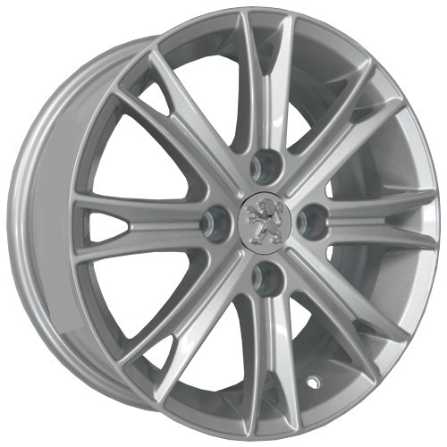 ДискPeugeotPG476JxR15 PCD4x108 ET23 DIA65.1,серебристый