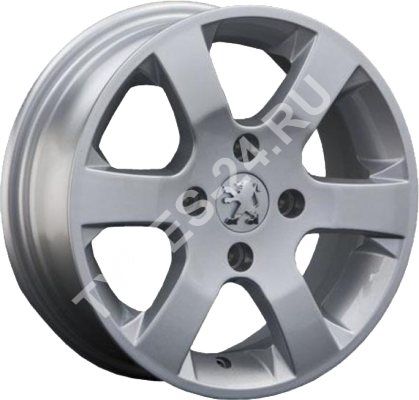 ДискPeugeotPG95.5JxR14 PCD4x108 ET34 DIA65.1,серый