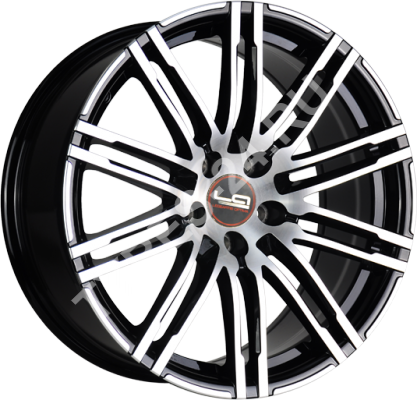 ДискPorschePR139JxR18 PCD5x112 ET26 DIA66.6,чёрный