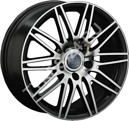 ДискPorschePR148JxR18 PCD5x130 ET53 DIA71.6,чёрный