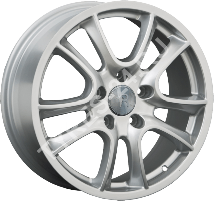 ДискPorschePR69JxR20 PCD5x130 ET60 DIA71.5,серебристый