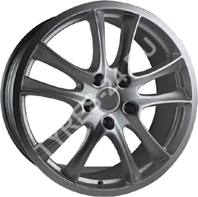 ДискPorscheR9859JxR20 PCD5x130 ET60 DIA71.6,серый