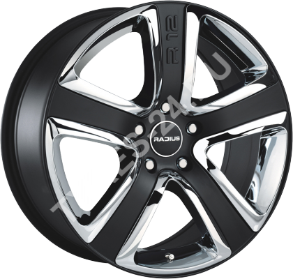 ДискRadiusRS0129JxR20 PCD5x120 ET25 DIA72.5,серебристый